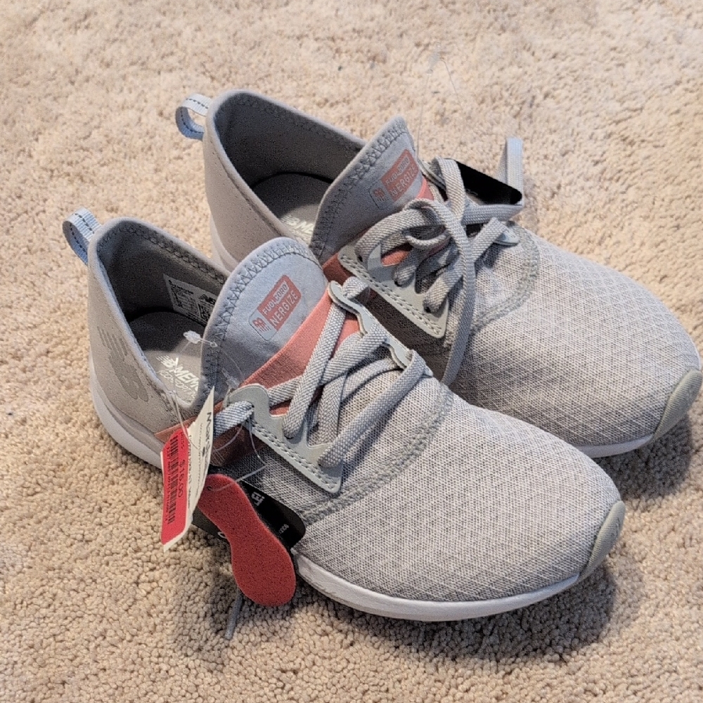 New Balance Light Gray Athletic Shoes for Women Size 8